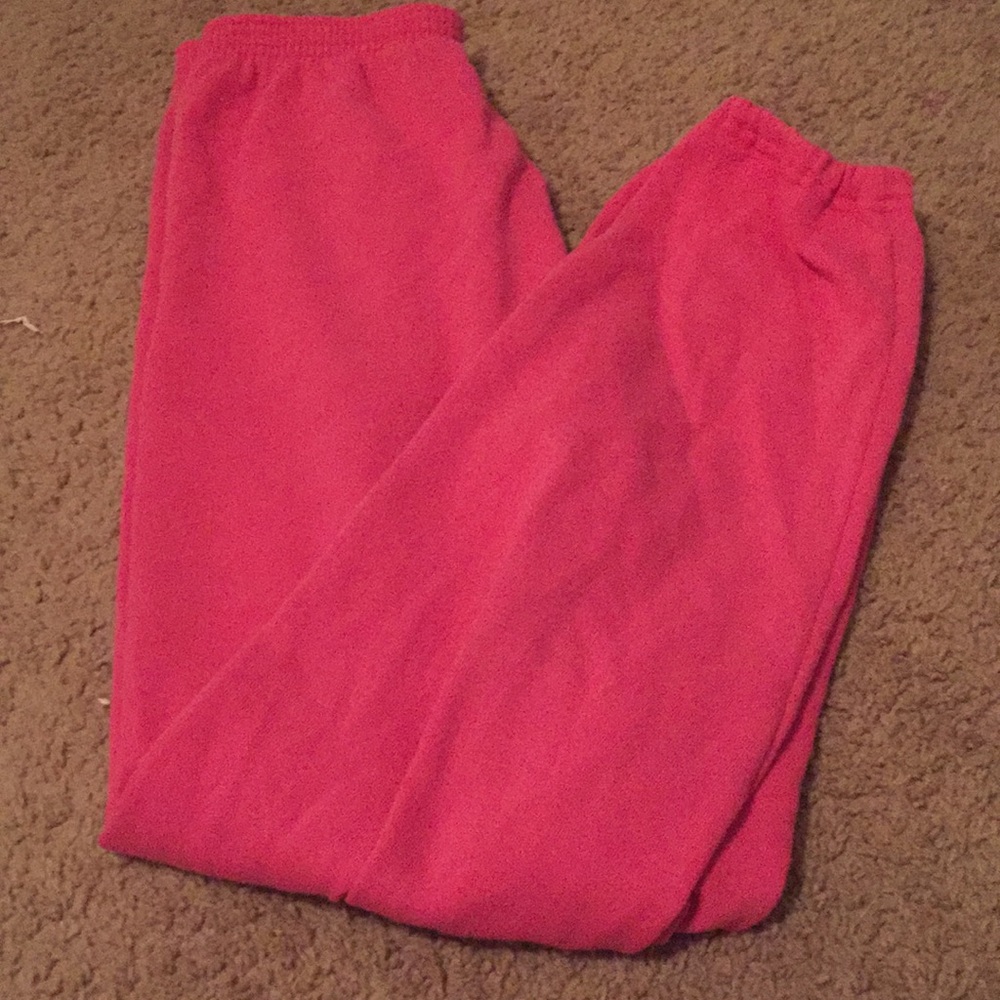 Pink sweatpants